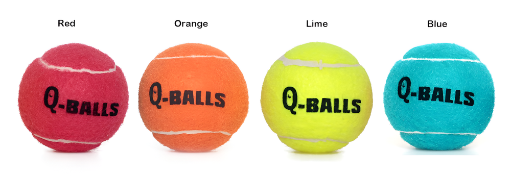 Игрушка для собак QMonster Q-Balls теннисные мячики 4шт S (диаметр 5 см)